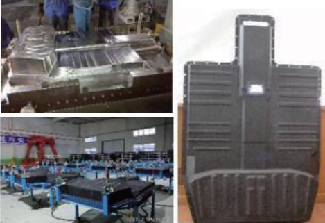 CFRT成型(xíng)多層産品新能(neng)源汽車電池支(zhī)架有什麽優勢(shì)